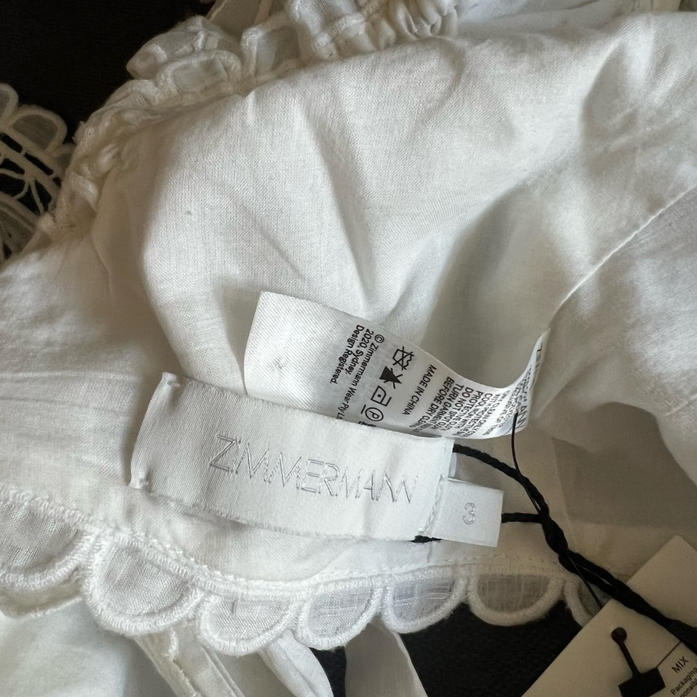 Zimmermann Lulu Scallop Frill Top - Picture 10 of 11